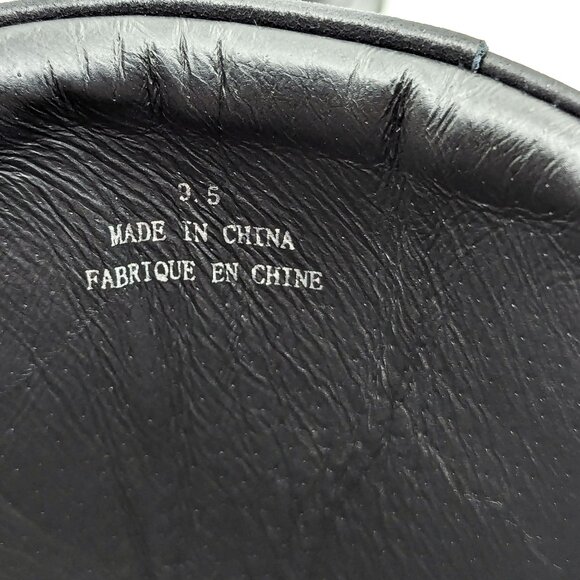 Jeffrey Campbell Hikes Black Leather Festival Platform Combat Boots size 9.5 - Picture 8 of 12